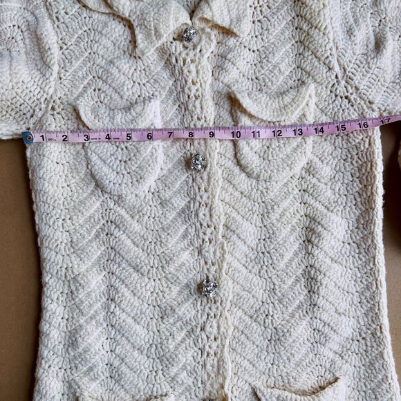 🤍 Tracy Reese for Anthropologie Crocheted Midi Coat Dress – Coastal Grandma 🤍 - Picture 6 of 7